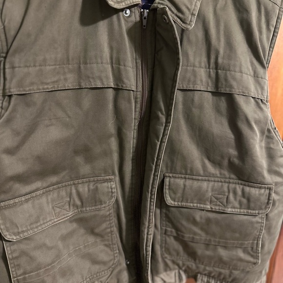 Vintage Van Heusen Outdoor Cargo Vest Jacket Men Size X-Large~Preowned - Picture 7 of 14